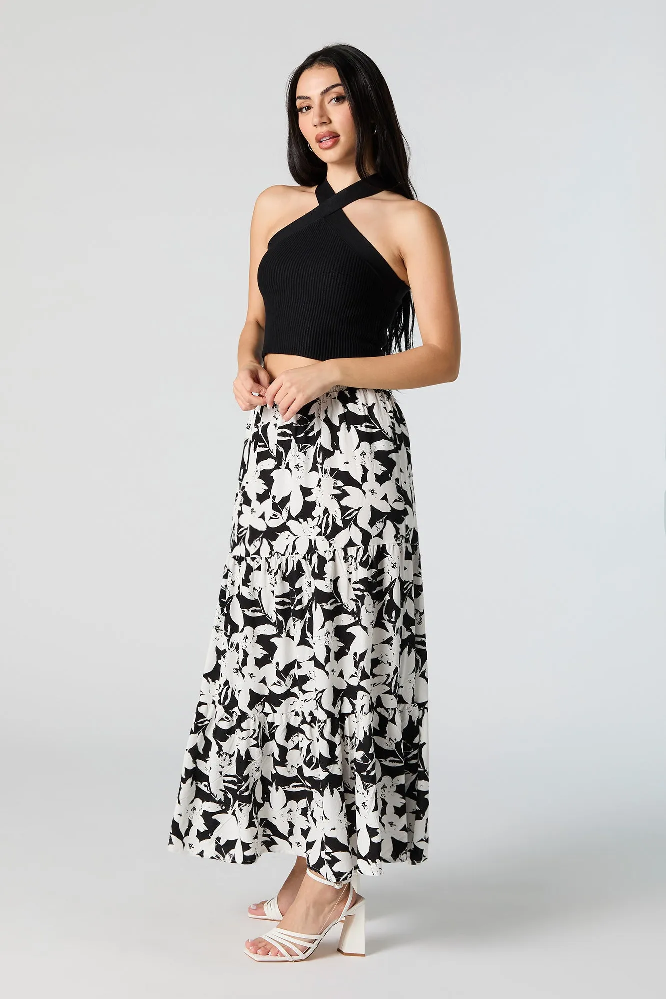 Jupe maxi fleurie sold by Urban Planet product image thumbnail 2
