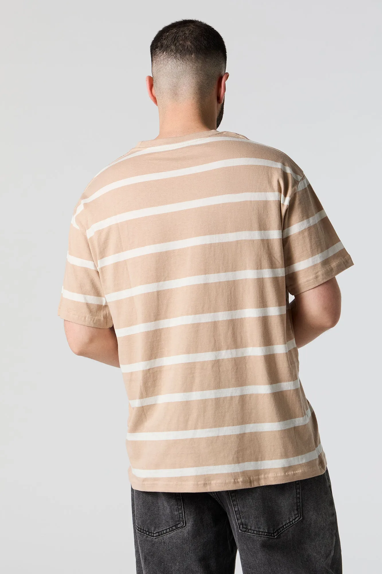 Striped Relaxed T-Shirt sold by Urban Planet product image thumbnail 2