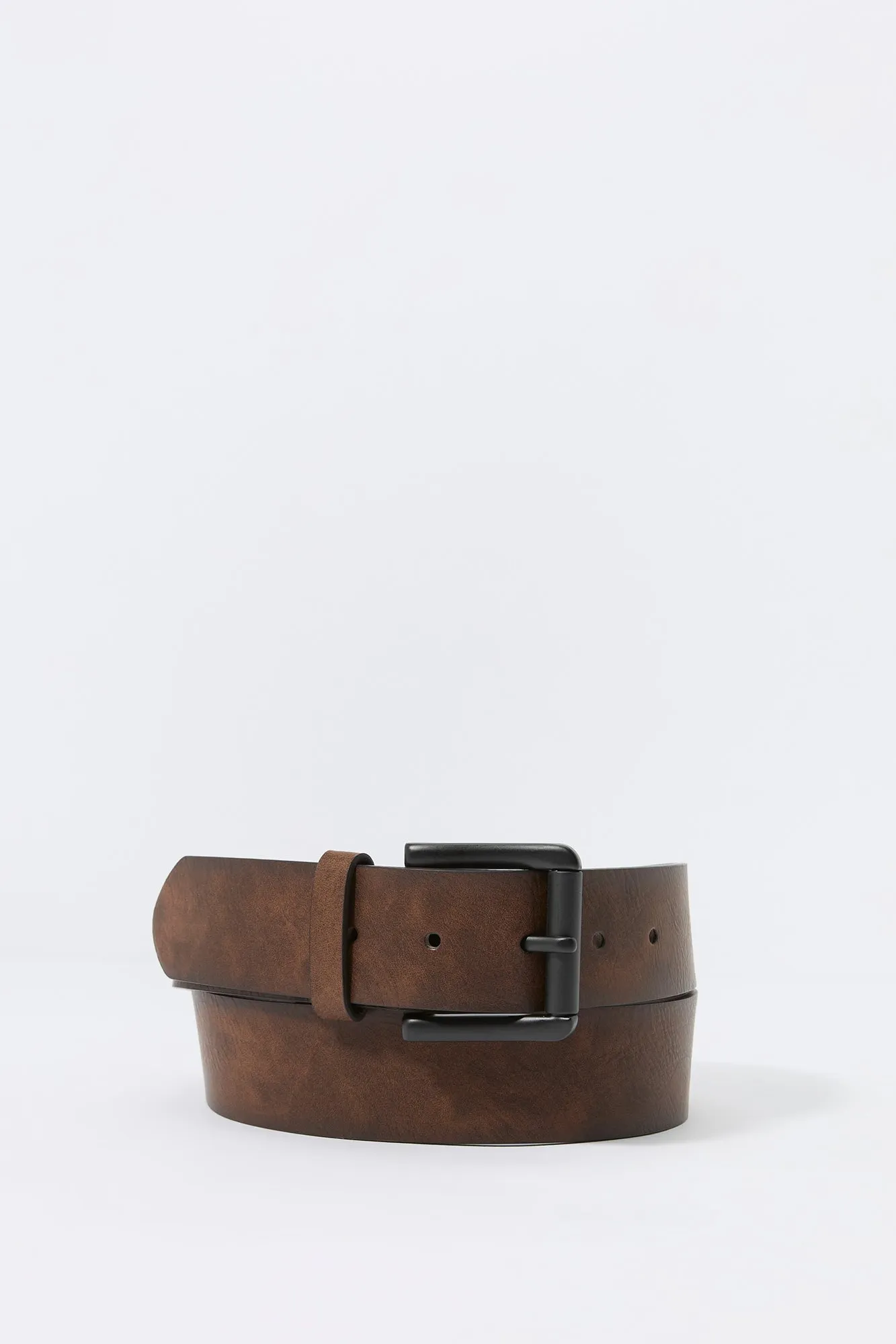 Brown Faux Leather Belt sold by Urban Planet