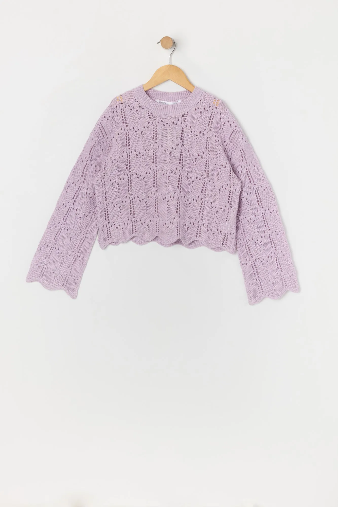 Chandail en tricot de pointelle pour fille sold by Urban Planet