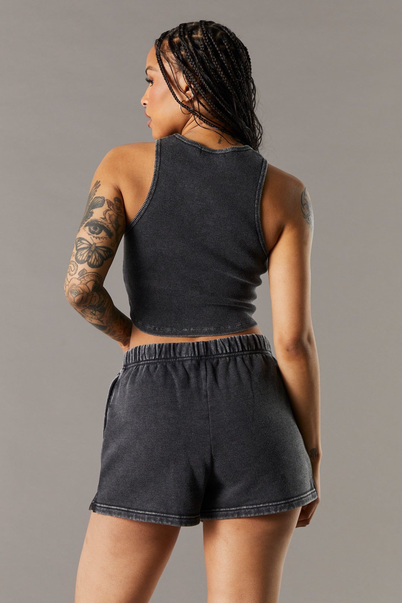 Short en molleton délavé à imprimé Playboy sold by Urban Planet product image thumbnail 2