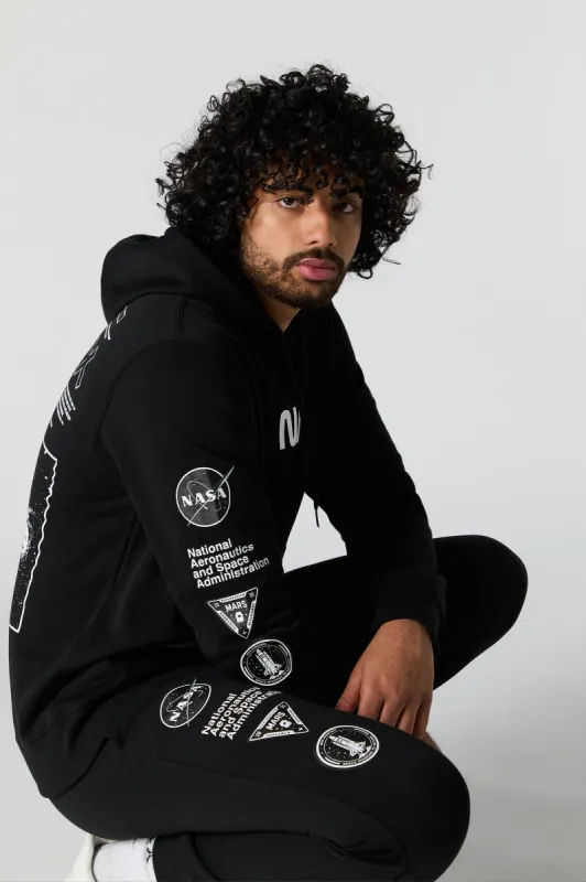 NASA Graphic Fleece Hoodie sold by Urban Planet