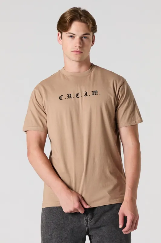 T-shirt à imprimé CREAM sold by Urban Planet