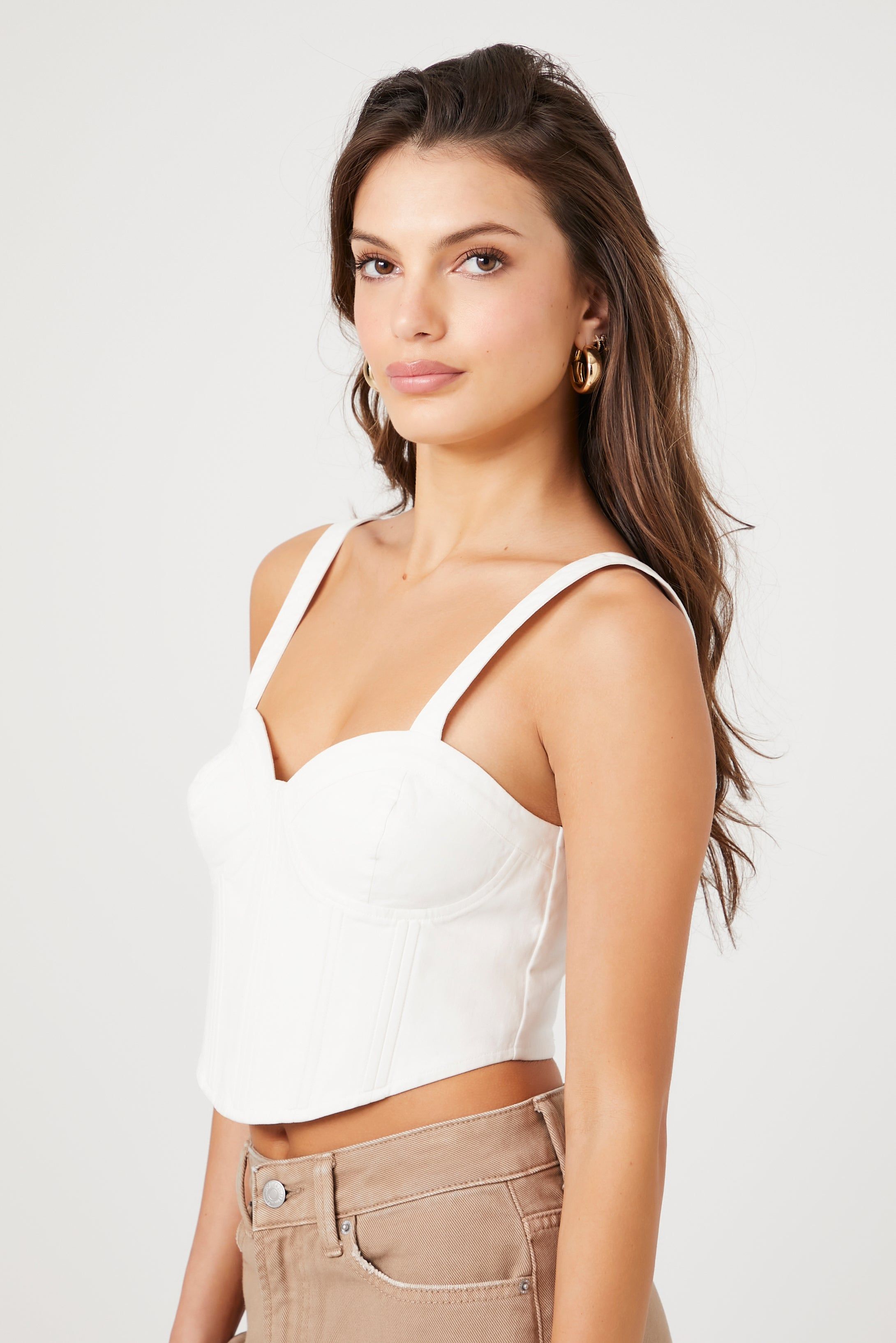 Haut bustier court à décolleté en coeur sold by Urban Planet product image thumbnail 8
