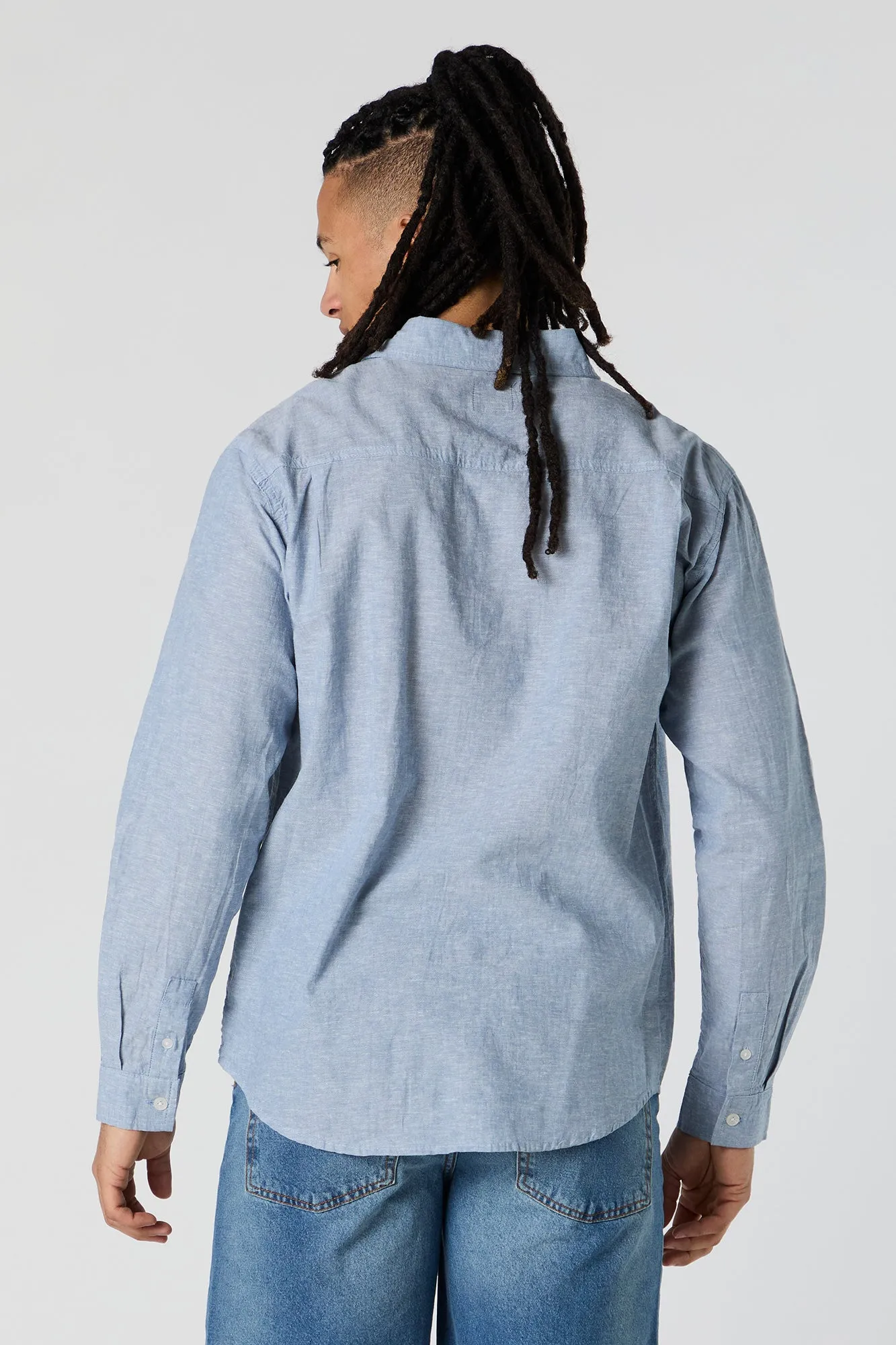 Haut boutonné en lin sold by Urban Planet product image thumbnail 5