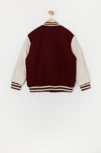 Boys A Faux Leather Varsity Jacket sold by Urban Planet