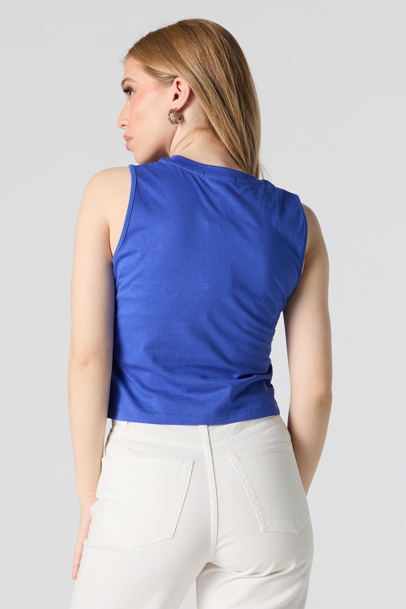 1997 France Embroidered Cropped Tank sold by Urban Planet product image thumbnail 2