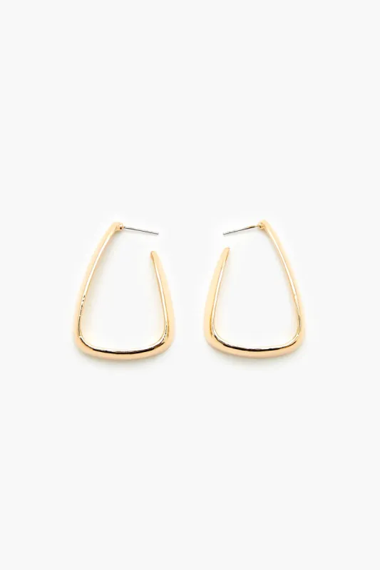 Chunky Square Hoop Earring sold by Urban Planet