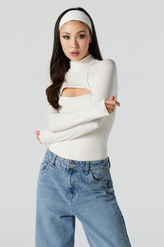 Maillot profilé avec découpes et col cheminée sold by Urban Planet