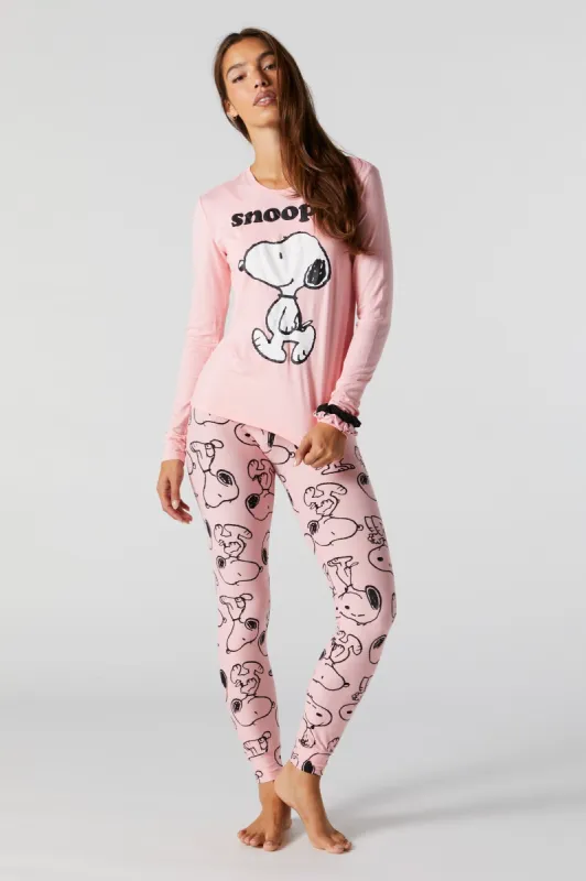 Snoopy 2 Piece Pajama Set sold by Urban Planet