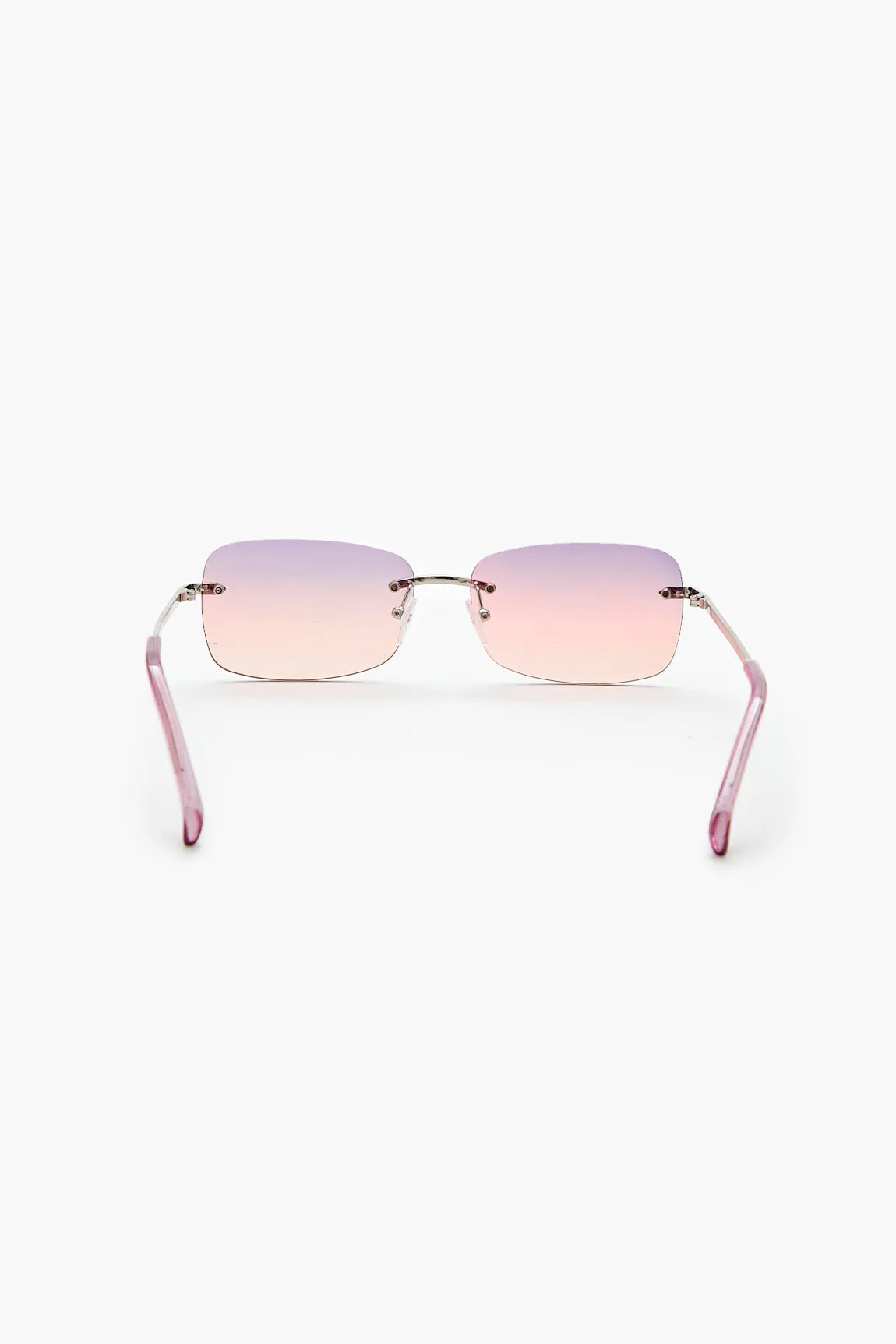 Rimless Rectangular Sunglasses sold by Urban Planet product image thumbnail 4
