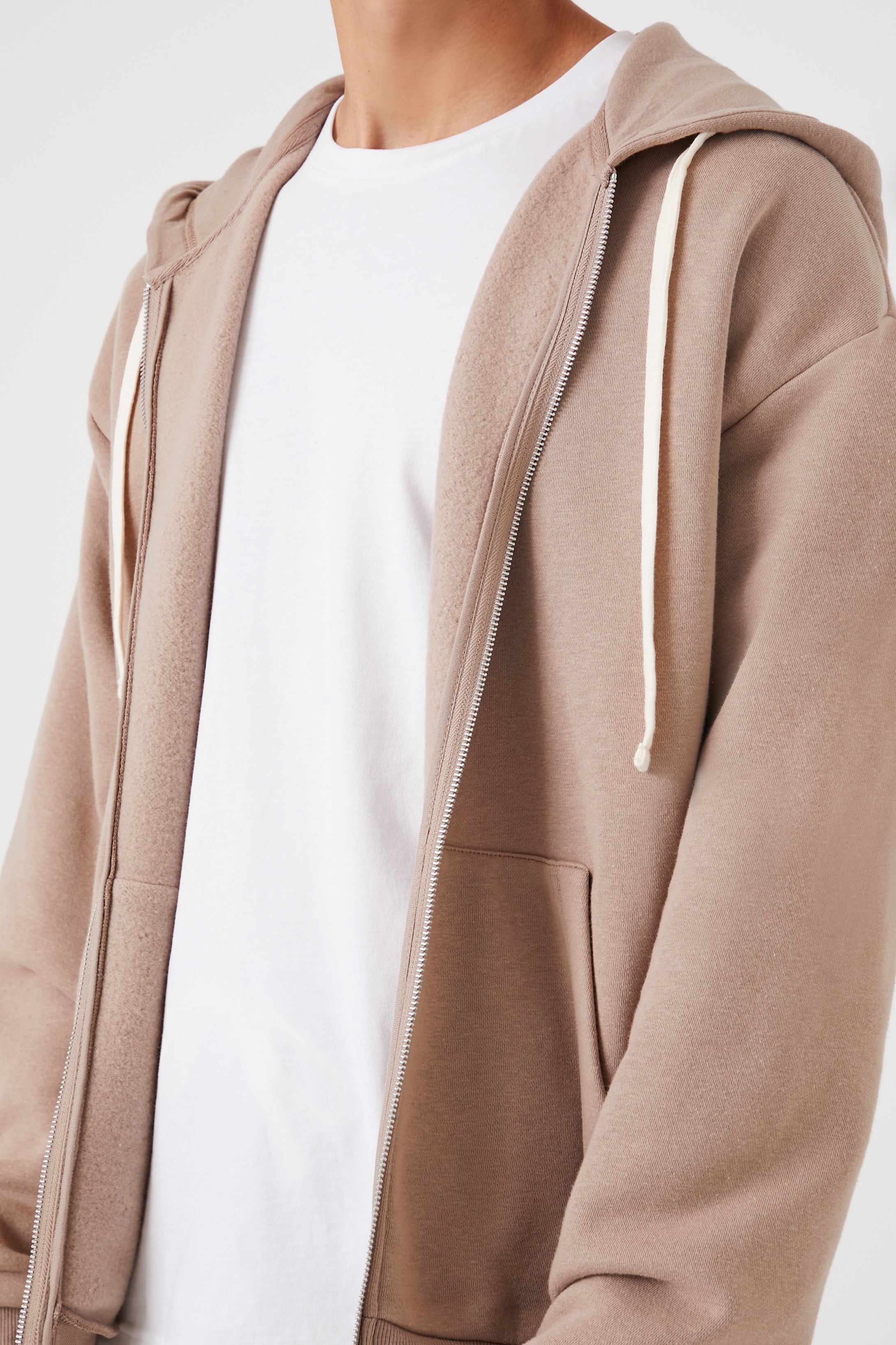 Fleece Zip-Up Hoodie sold by Urban Planet product image thumbnail 5