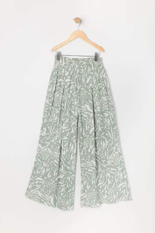 Girls Abstract Print Palazzo Pant sold by Urban Planet