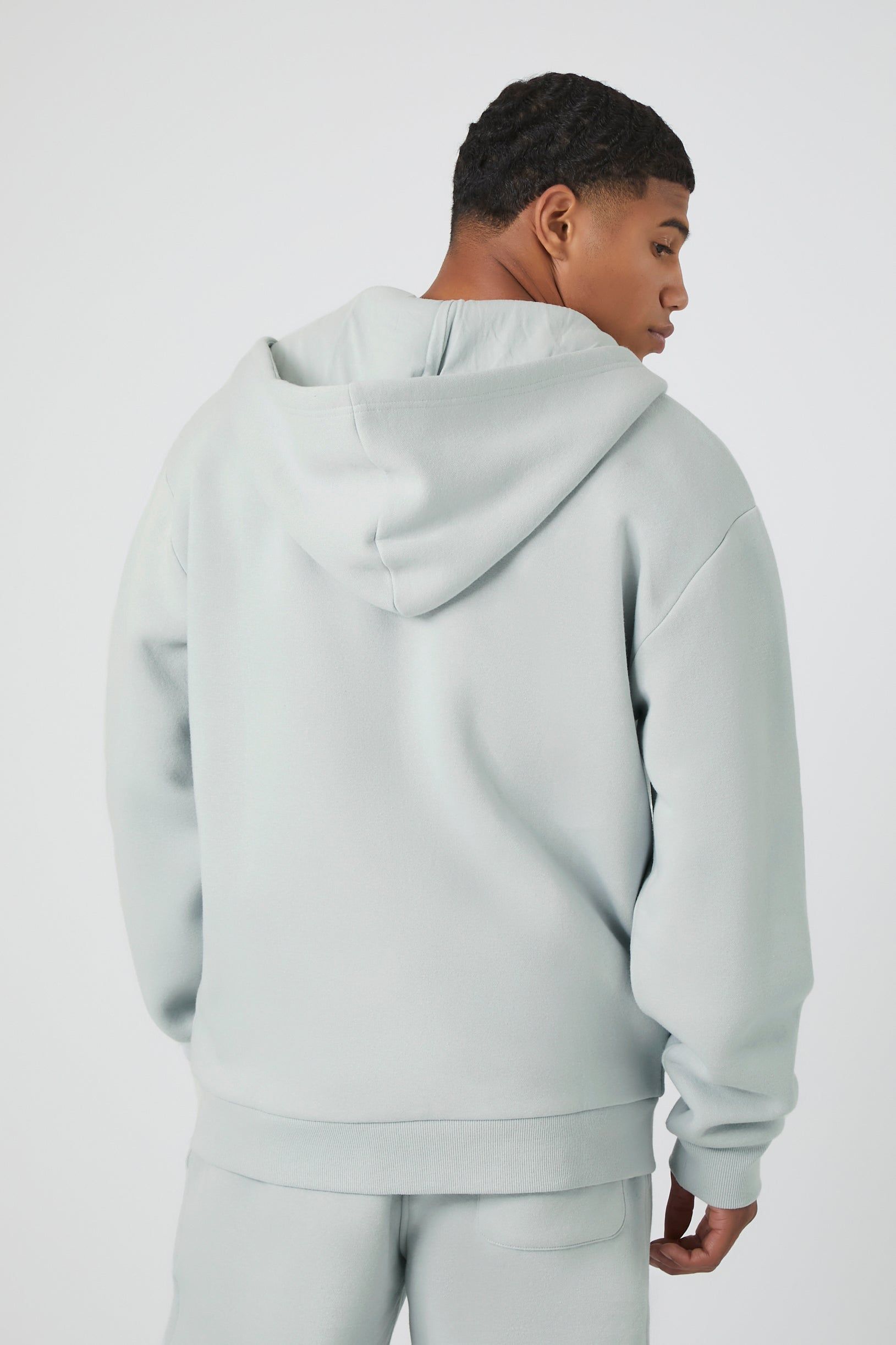 Fleece Zip-Up Hoodie sold by Urban Planet product image thumbnail 7