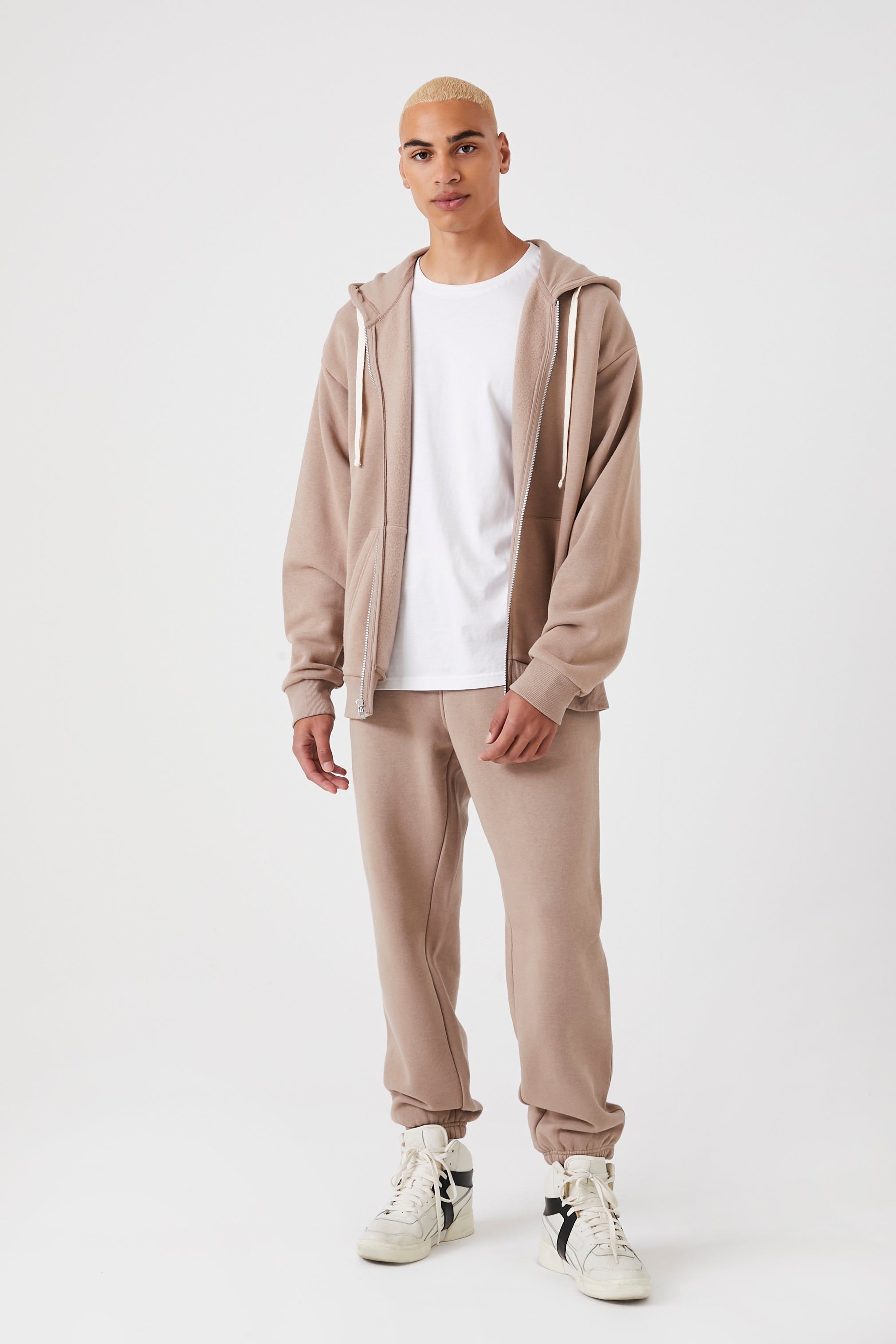 Fleece Zip-Up Hoodie sold by Urban Planet product image thumbnail 3