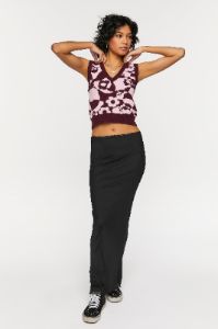 Mesh Maxi Skirt sold by Urban Planet