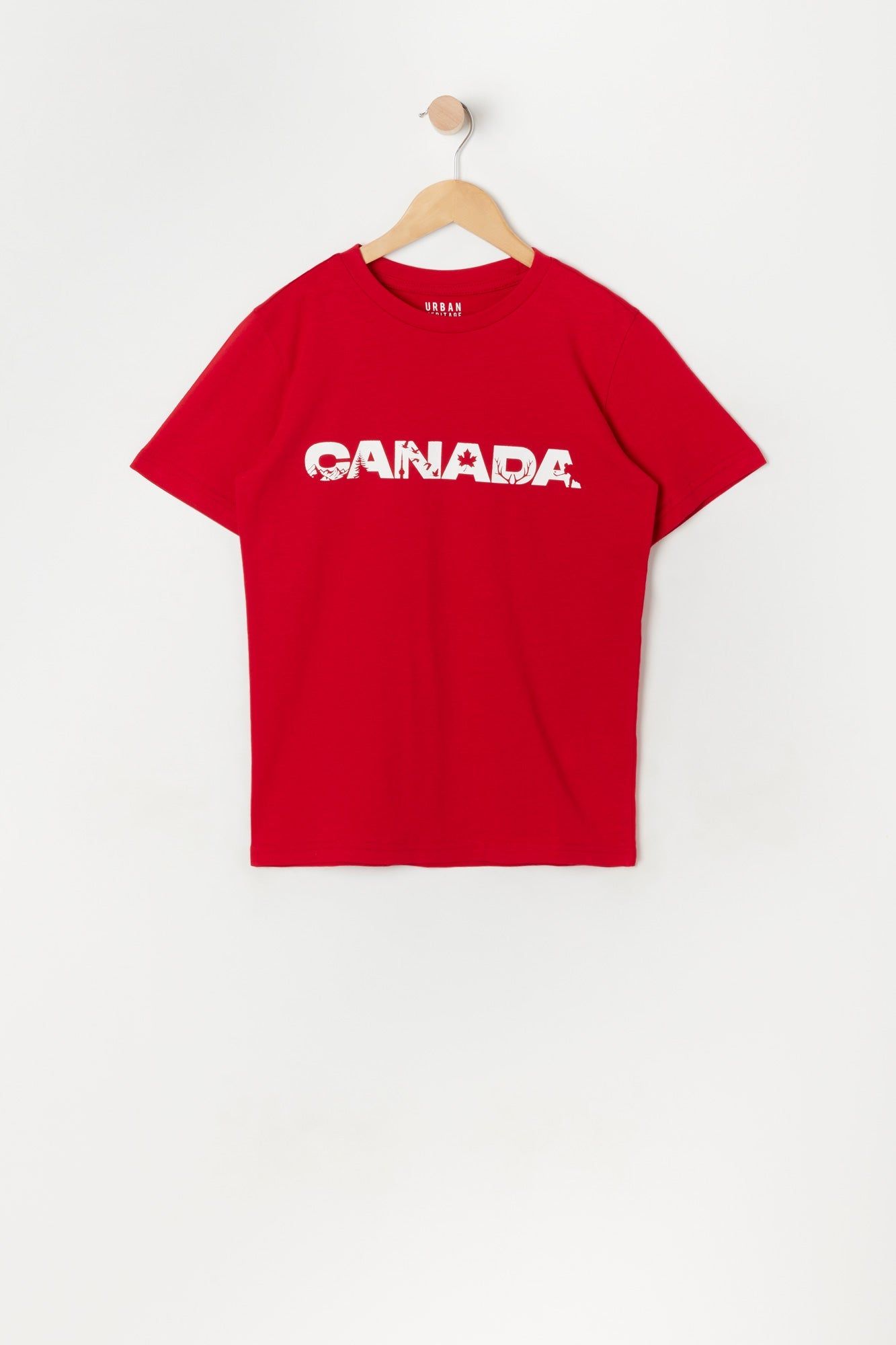 Red Boys Canada Graphic T-Shirt sold by Urban Planet