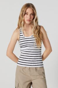 Ribbed Scoop Neck Tank sold by Urban Planet