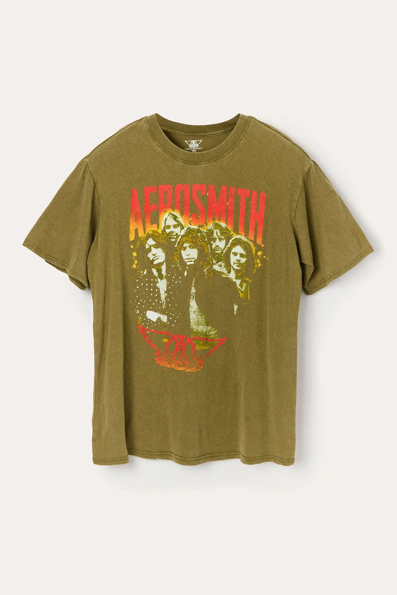 T-shirt délavé à imprimé Aerosmith sold by Urban Planet product image thumbnail 4