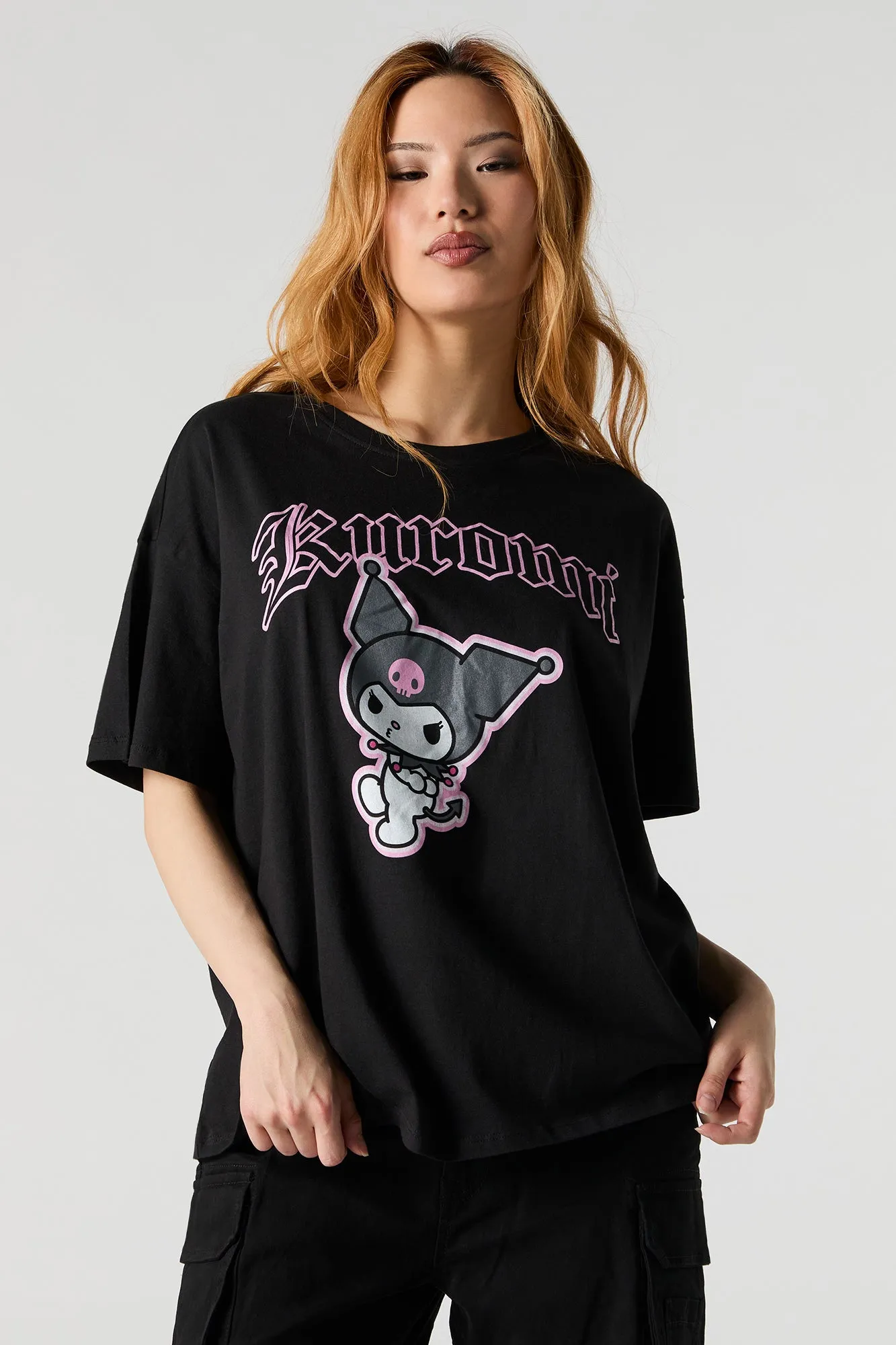 Kuromi Graphic Boyfriend T-Shirt sold by Urban Planet