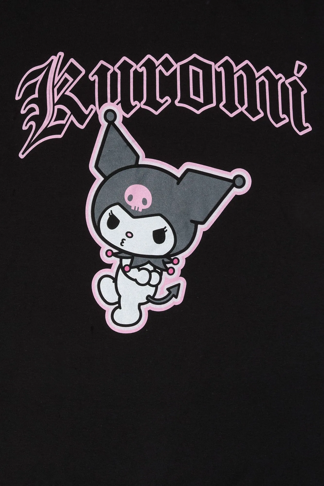 Kuromi Graphic Boyfriend T-Shirt sold by Urban Planet product image thumbnail 2