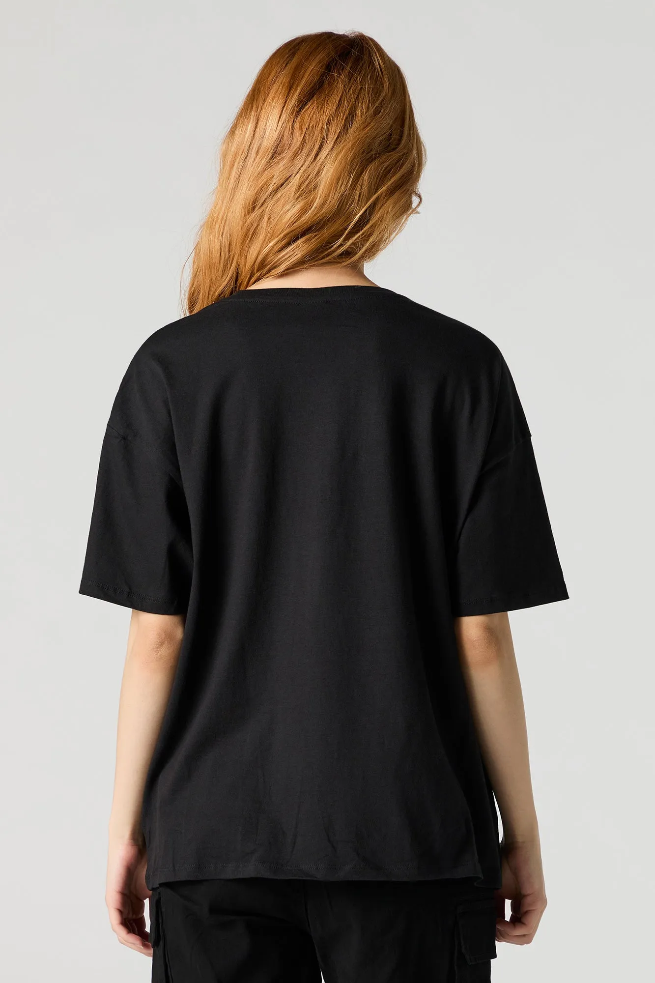 Kuromi Graphic Boyfriend T-Shirt sold by Urban Planet product image thumbnail 4