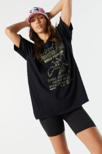 T-shirt coupe garçonne à imprimé Led Zeppelin sold by Urban Planet