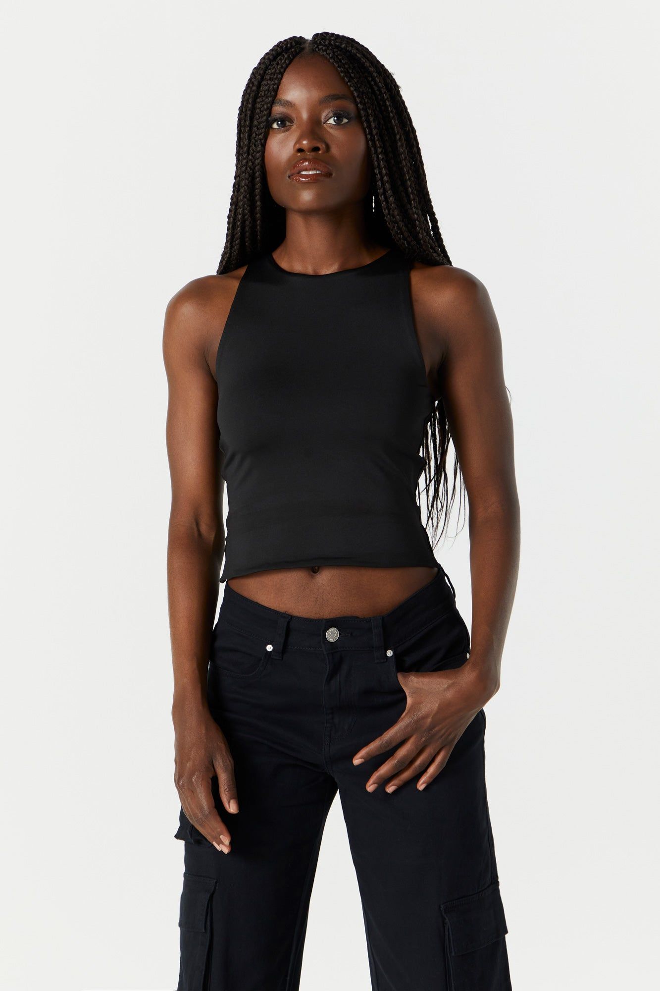 Contour High Neck Tank sold by Urban Planet