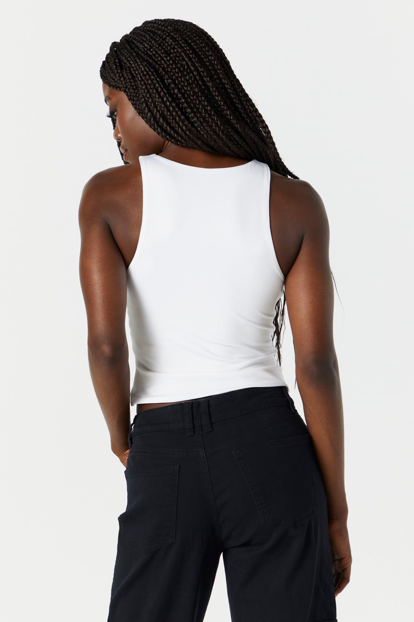Contour High Neck Tank sold by Urban Planet product image thumbnail 8