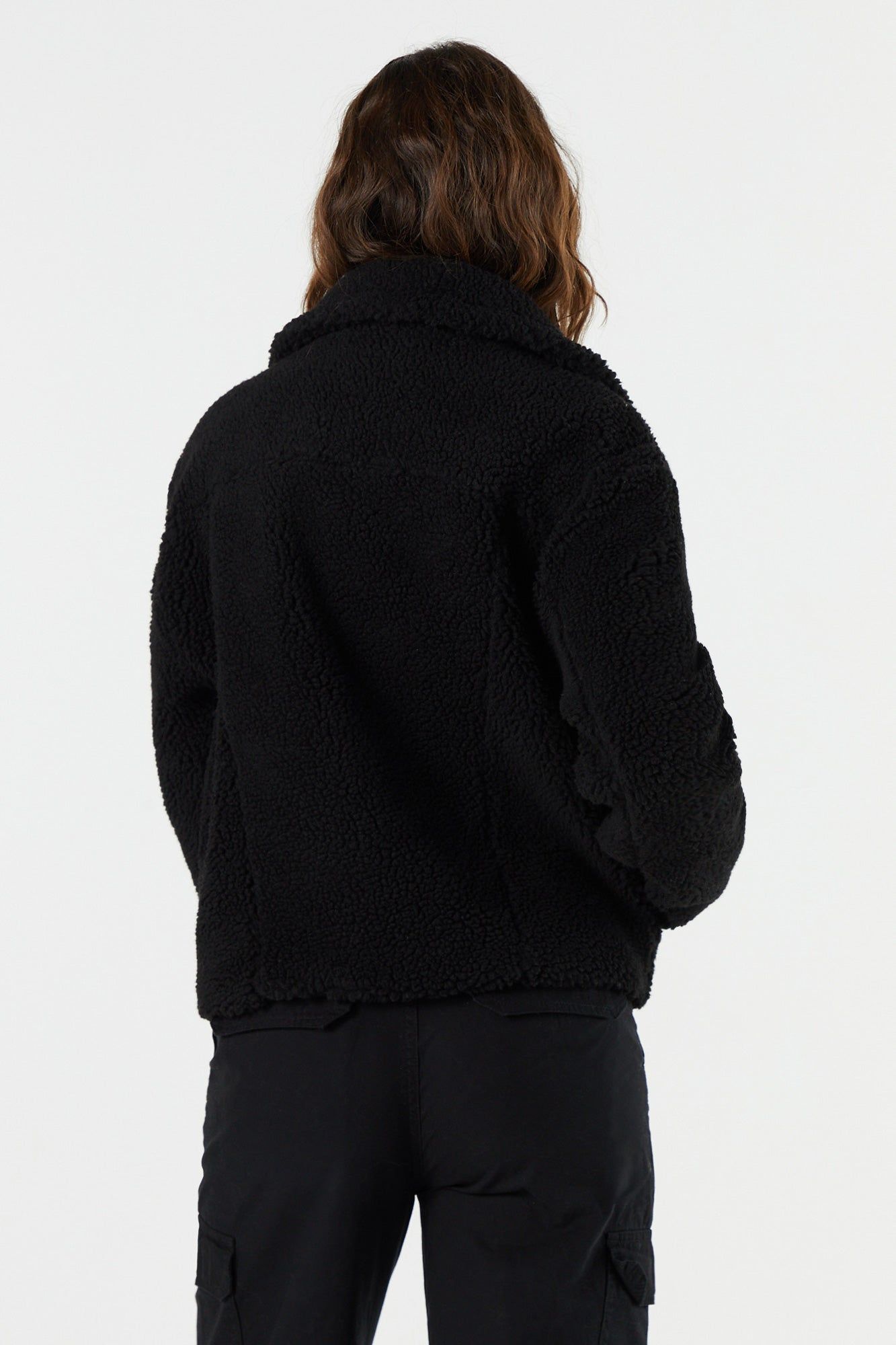 Plush Biker Jacket sold by Urban Planet product image thumbnail 5
