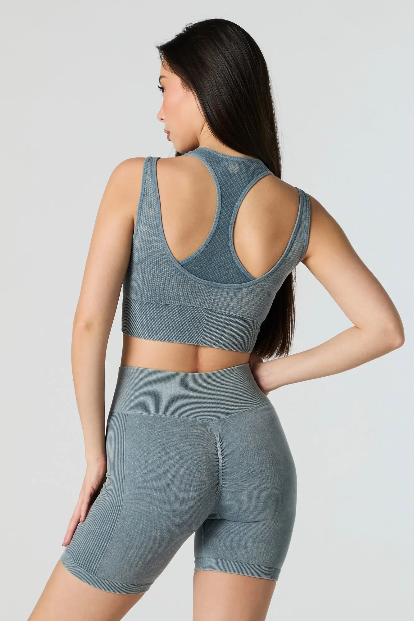 Soutien-gorge de sport délavé à dos nageur sold by Urban Planet product image thumbnail 2