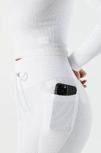 Legging Sommer Ray Active côtelé sans couture avec poches latérales sold by Urban Planet
