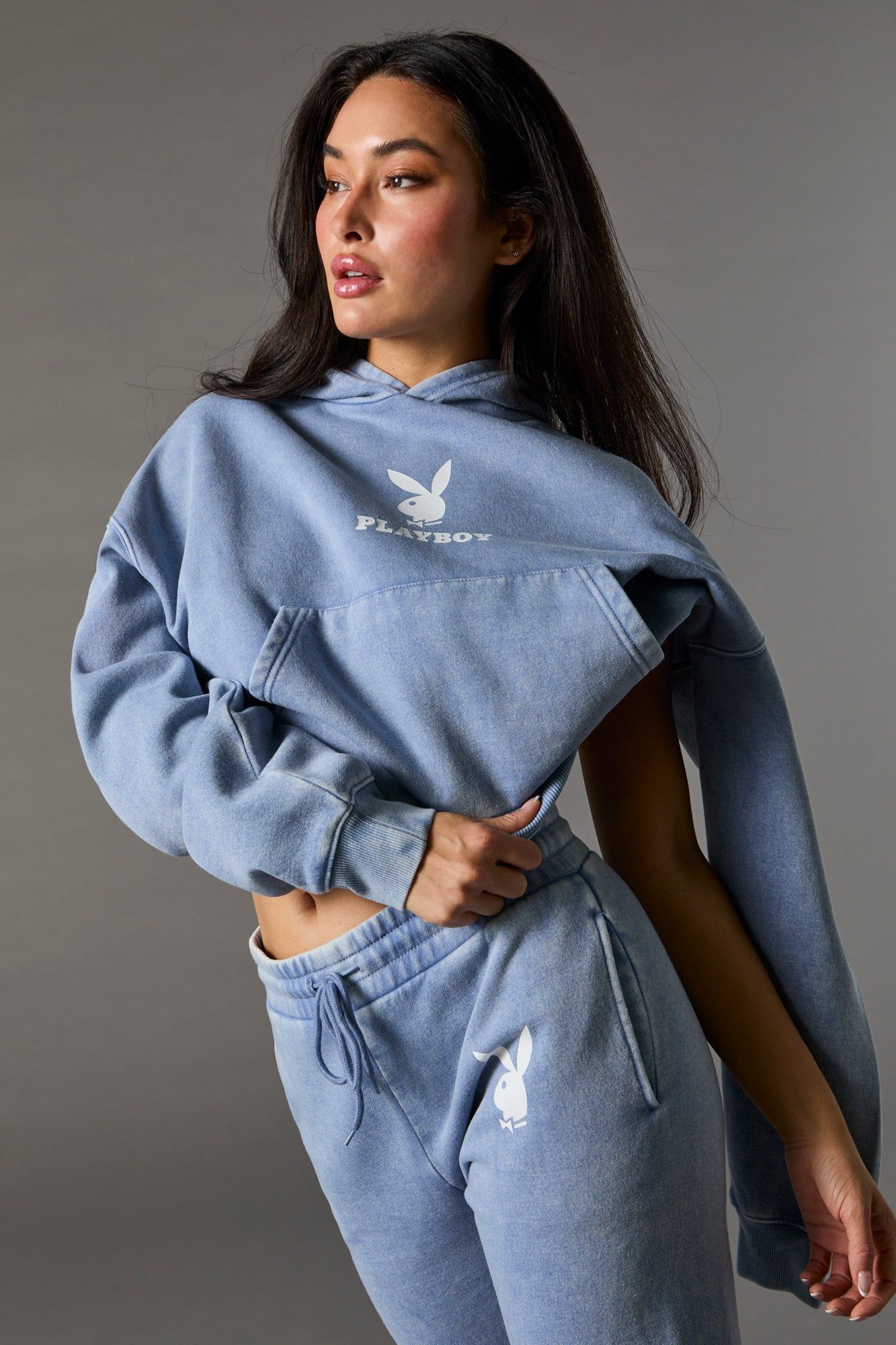 Playboy Bunny Graphic Washed Hoodie sold by Urban Planet product image thumbnail 4