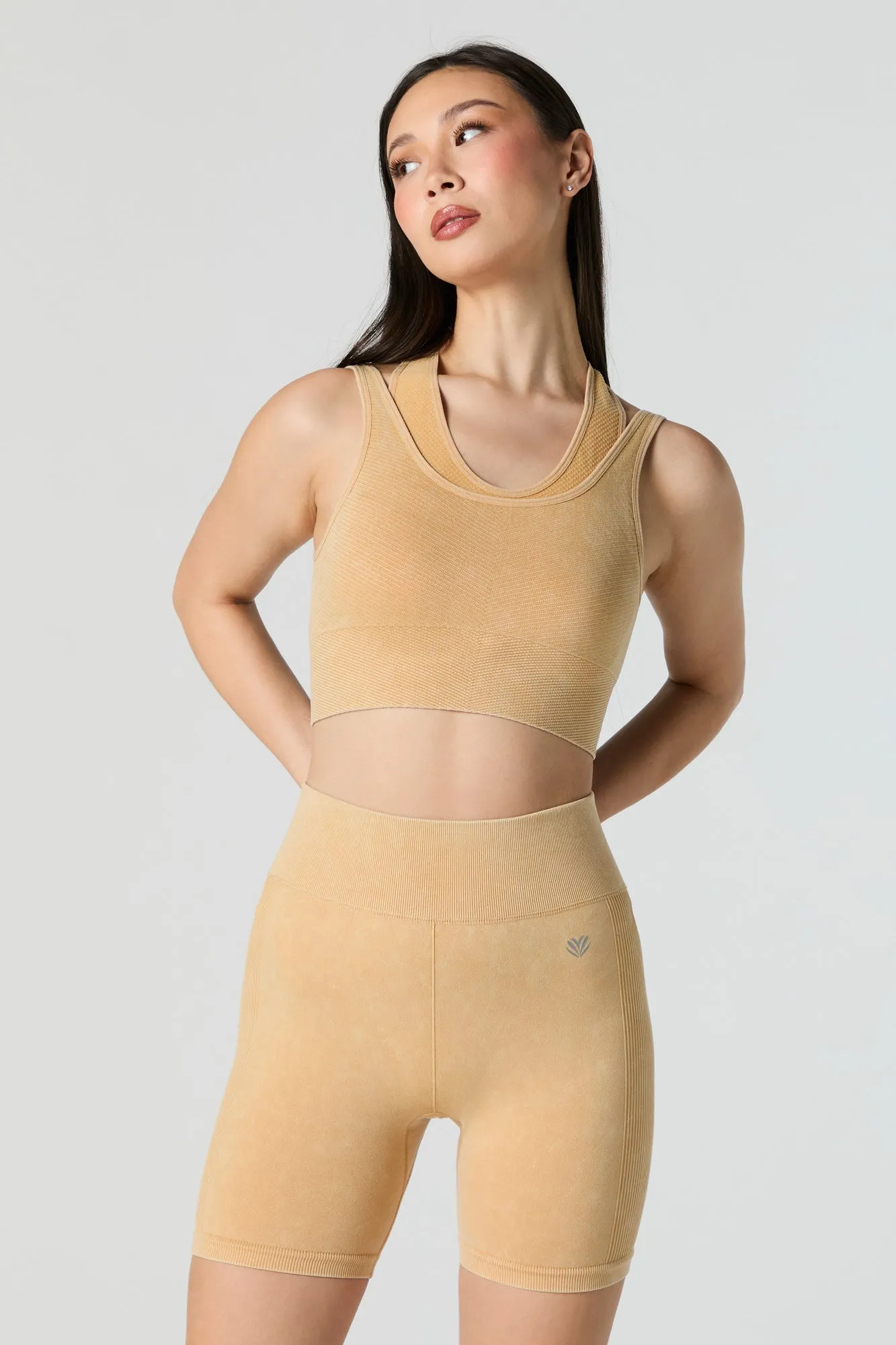 Soutien-gorge de sport délavé à dos nageur sold by Urban Planet product image thumbnail 4