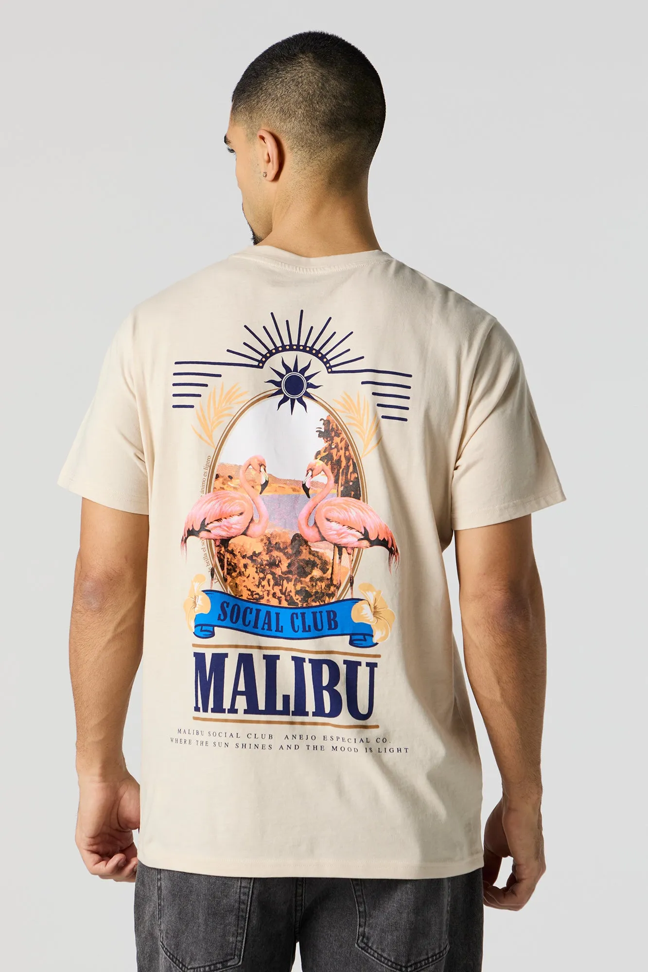 Malibu Social Club Graphic T-Shirt sold by Urban Planet product image thumbnail 4