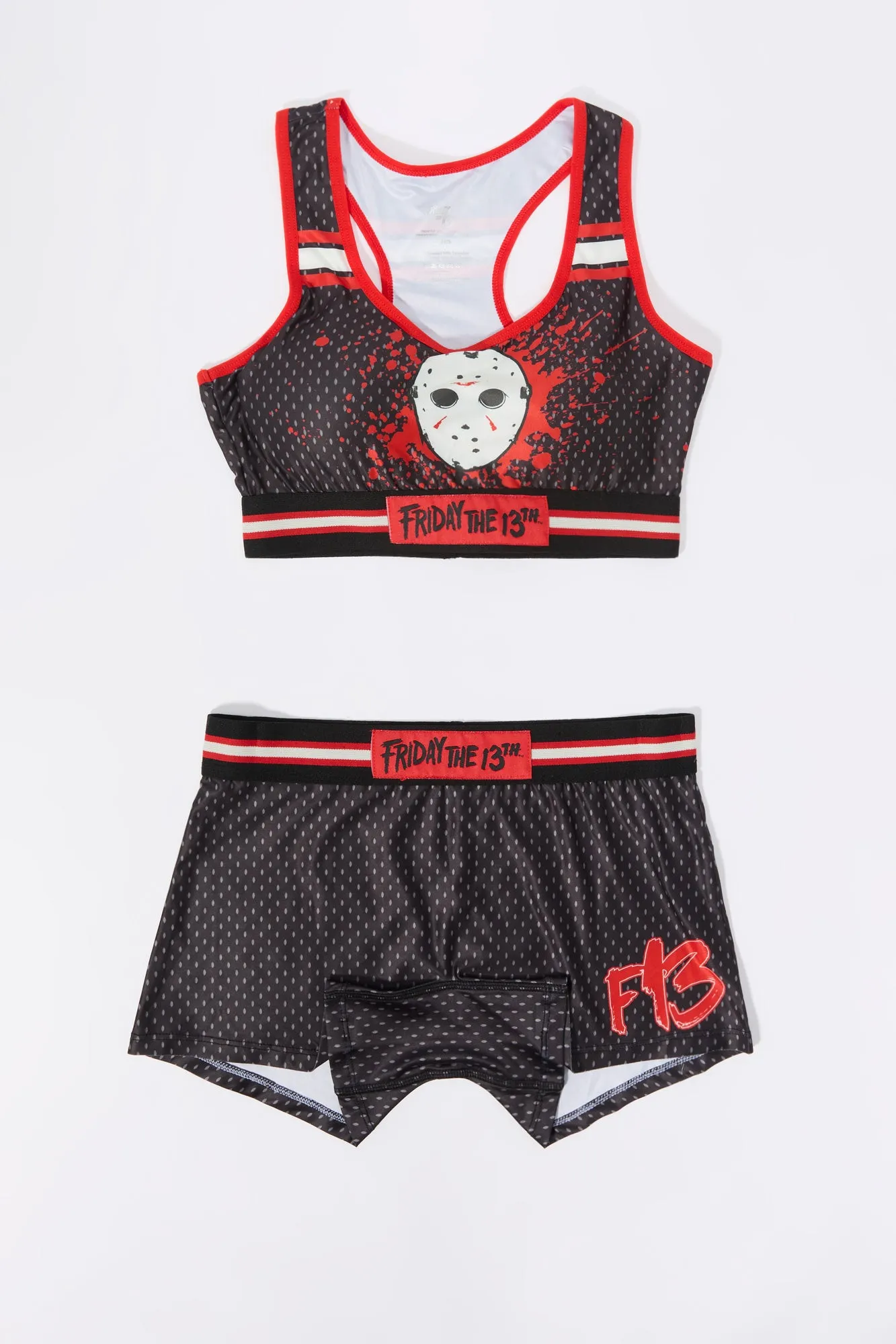 Friday the 13th Bra and Boy Short 2 Piece Set | Parallel