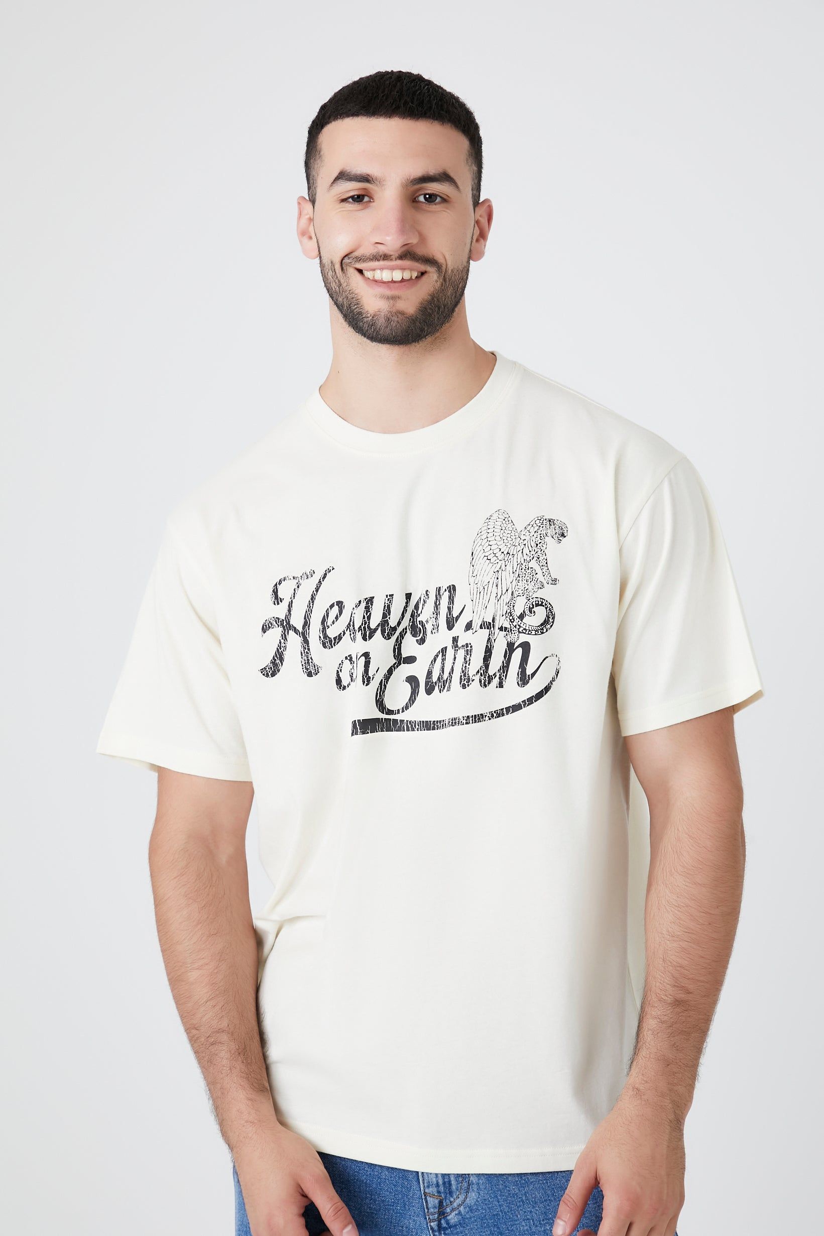 Heaven On Earth Graphic T-Shirt sold by Urban Planet product image thumbnail 2