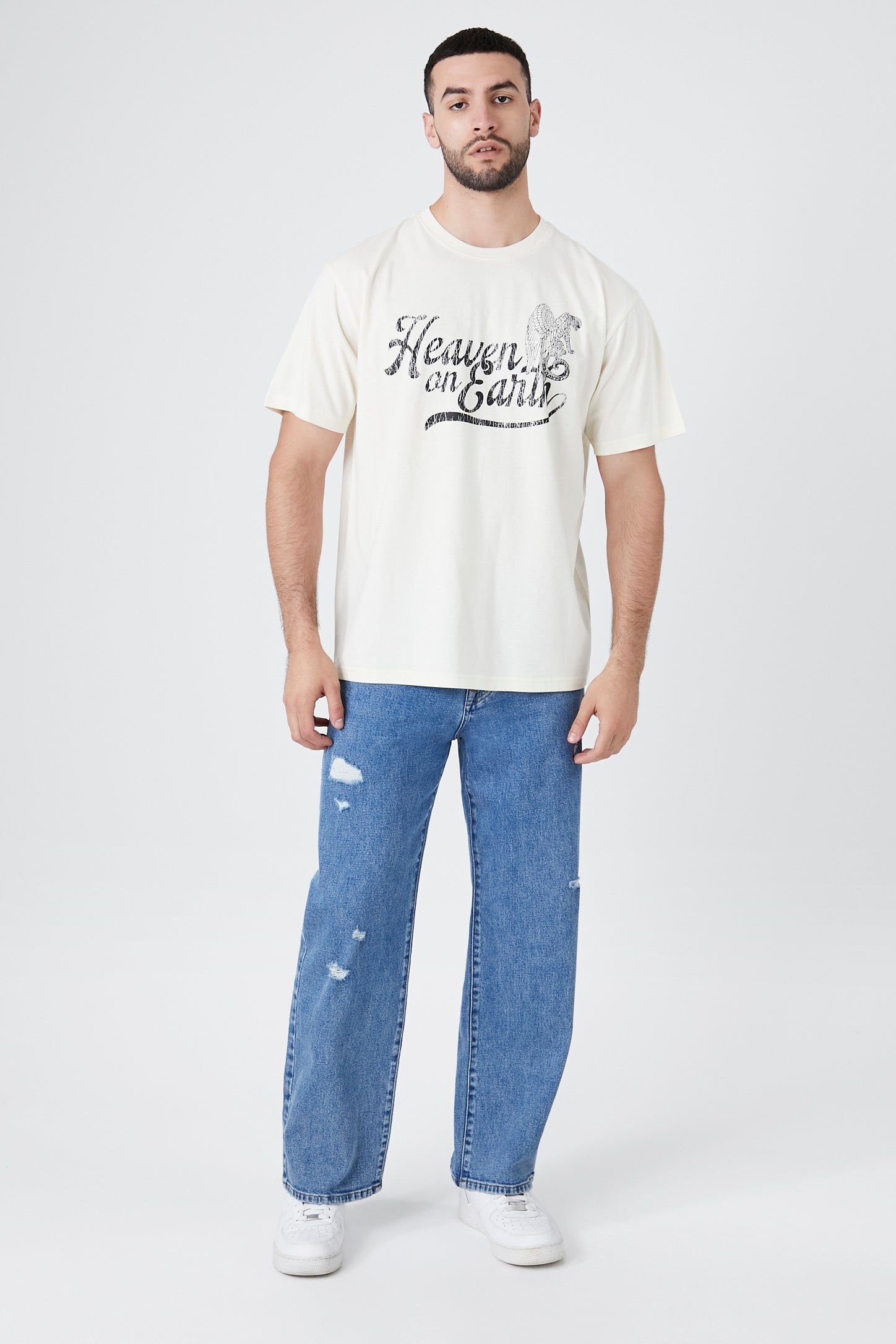 Heaven On Earth Graphic T-Shirt sold by Urban Planet product image thumbnail 5