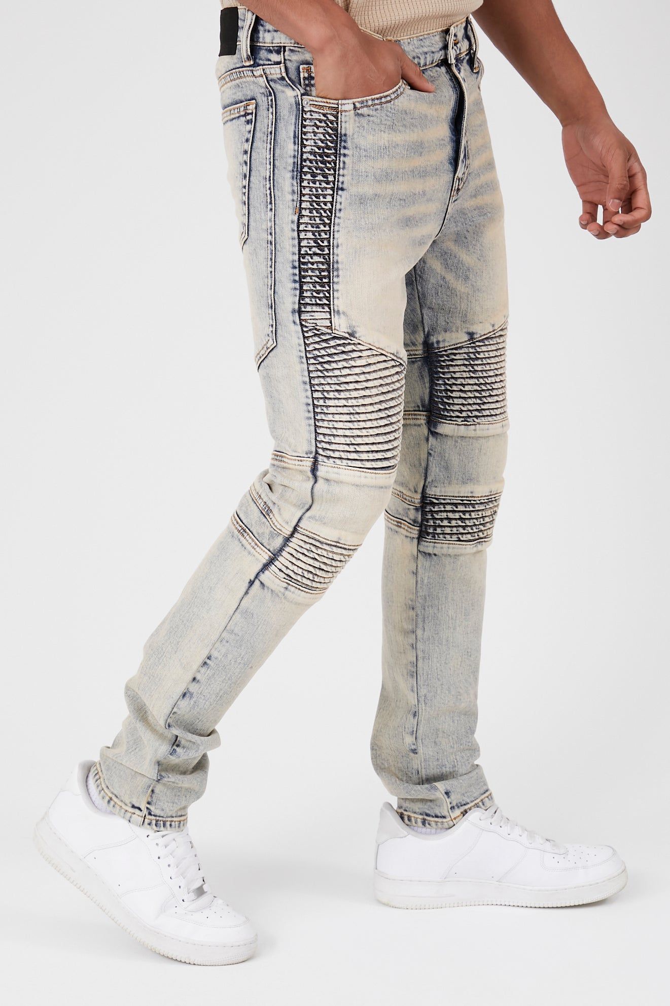 Jean de style moto ajusté sold by Urban Planet product image thumbnail 4