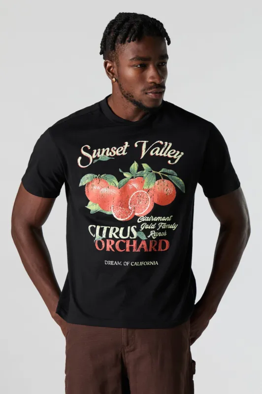 T-shirt à imprimé Sunset Valley sold by Urban Planet