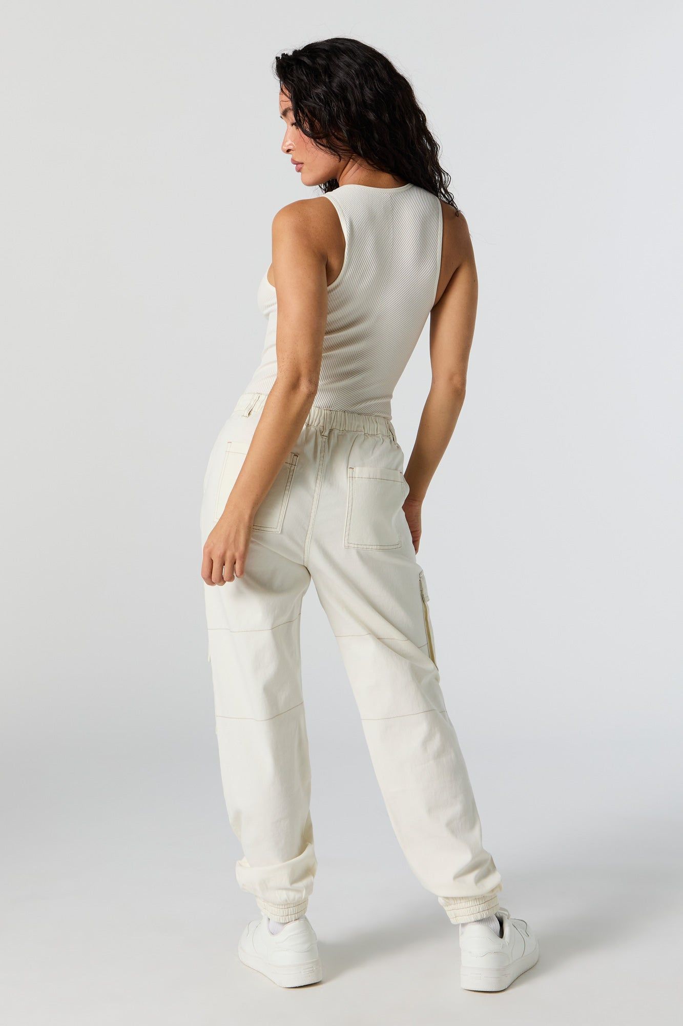 Jogger cargo avec poche à glissière sold by Urban Planet product image thumbnail 3