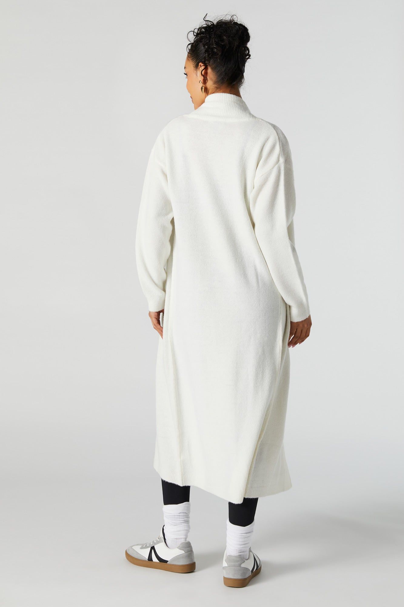 Mossy Open Front Longline Cardigan sold by Urban Planet product image thumbnail 2