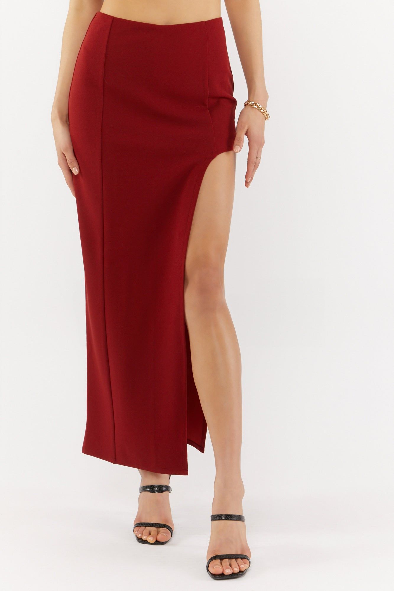 Jupe midi avec fente sold by Urban Planet product image thumbnail 2