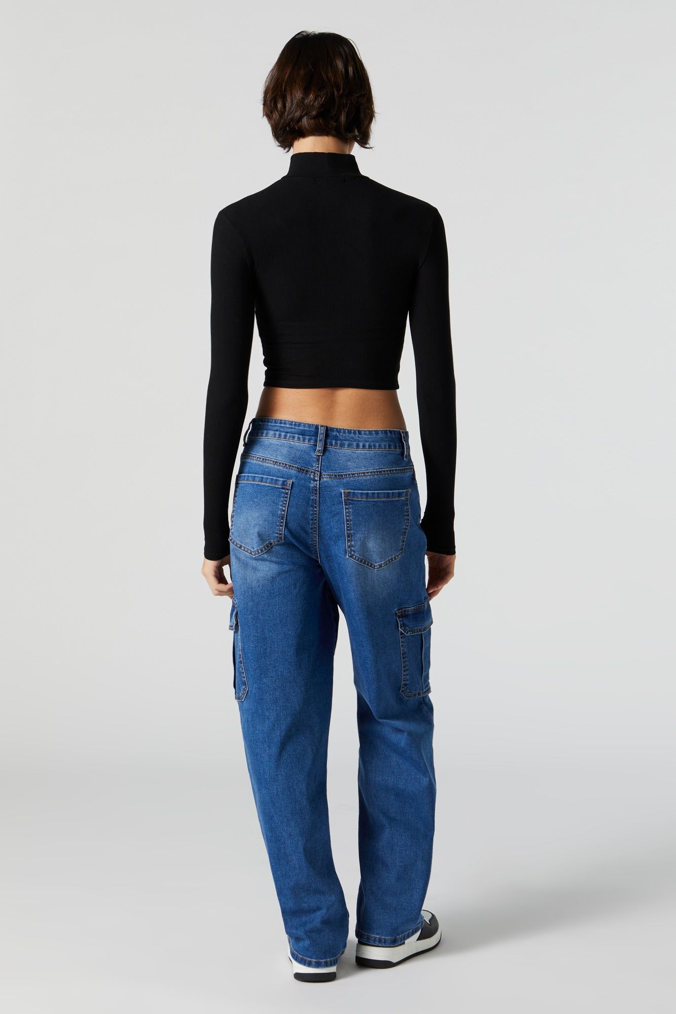 Medium Wash Cargo Jean sold by Urban Planet product image thumbnail 7