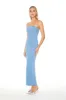 Robe maxi tubulaire en denim sold by Urban Planet