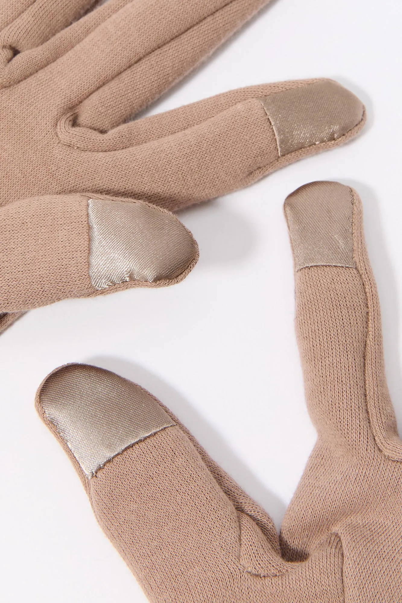 Gants à écran tactile avec liséré de similifourrure sold by Urban Planet product image thumbnail 2