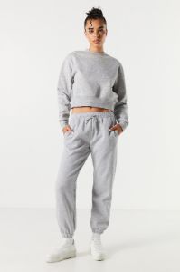 Fleece Cropped Sweatshirt sold by Urban Planet