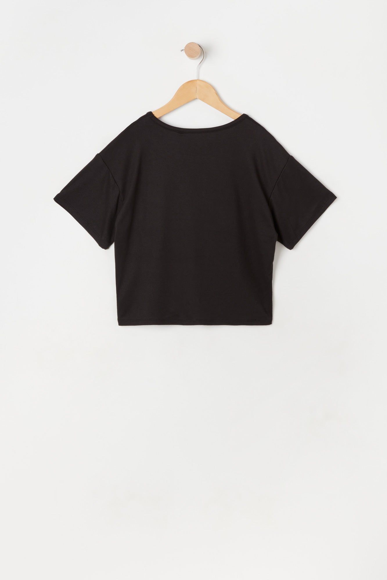 Girls Front Tie Positive Bear Graphic T-Shirt sold by Urban Planet product image thumbnail 2