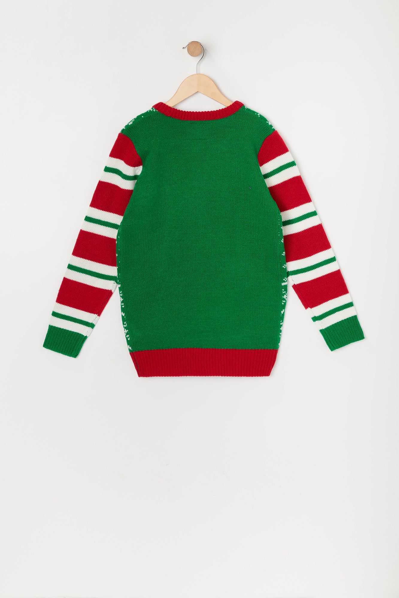 Chandail de Noël avec motif brodé Pug pelucheux pour garçon sold by Urban Planet product image thumbnail 2