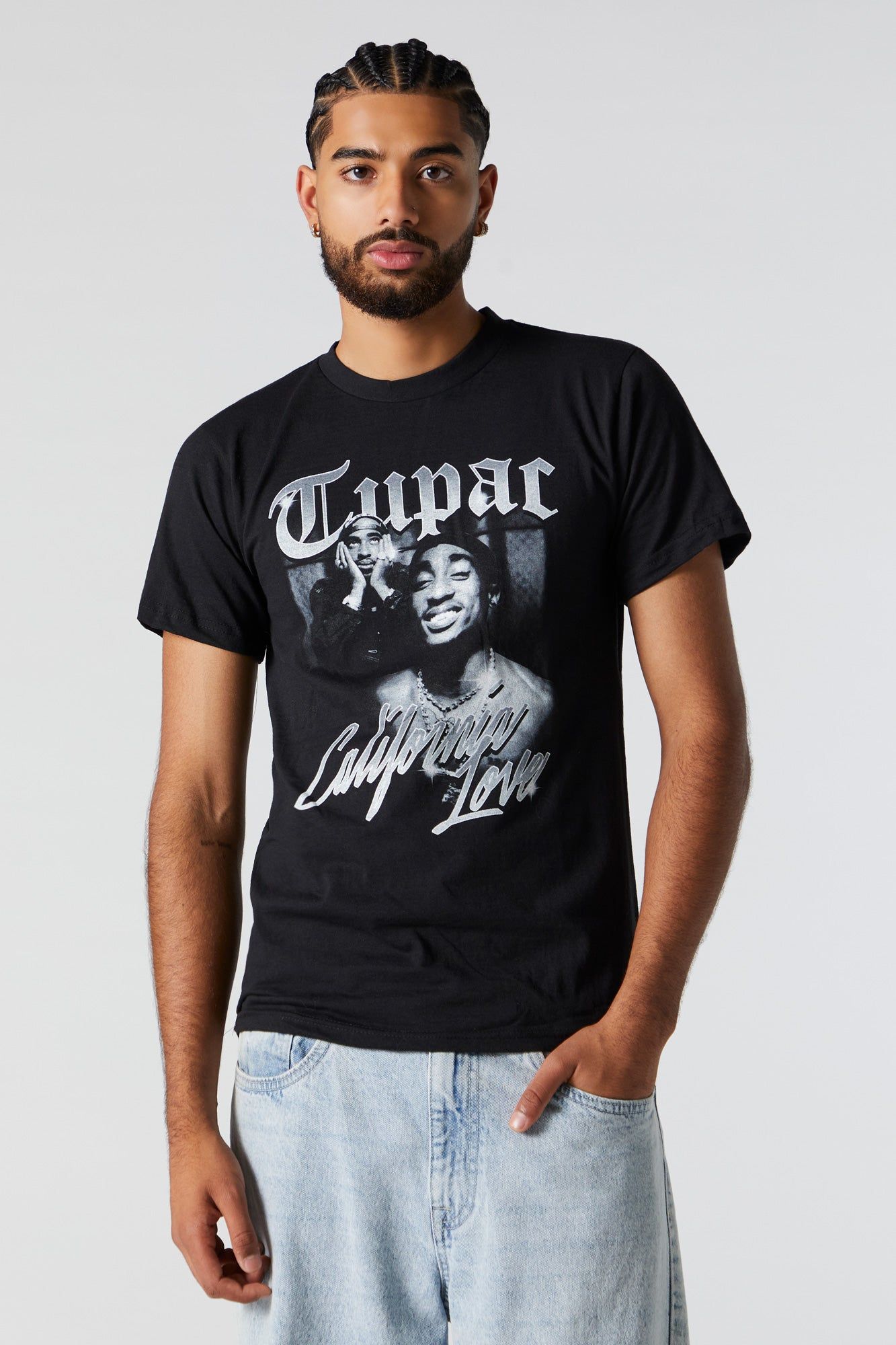 T-shirt à imprimé Tupac sold by Urban Planet